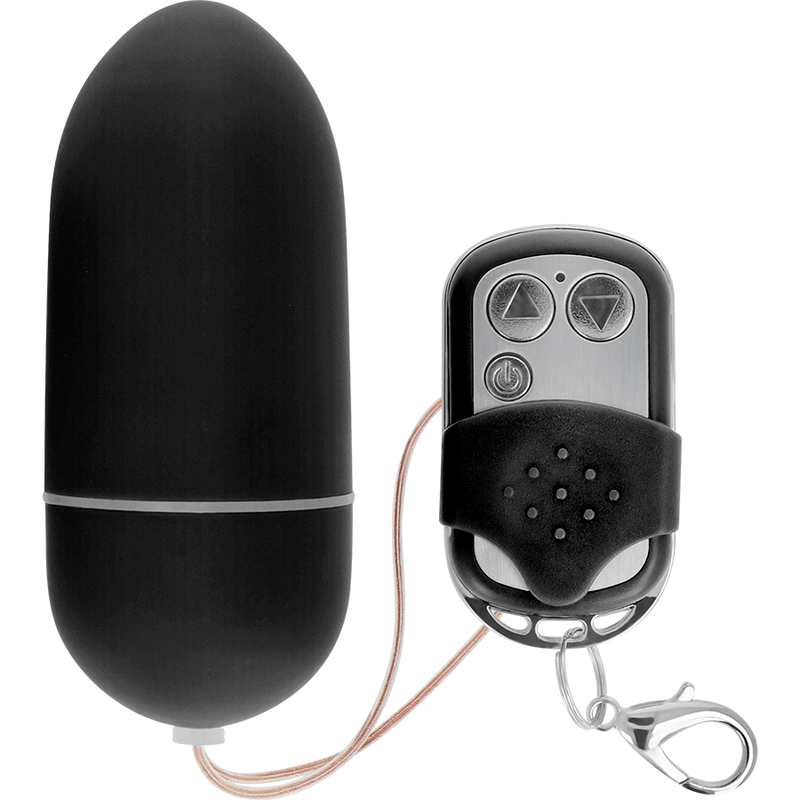 ONLINE - REMOTE CONTROL VIBRATING EGG L BLACK - Kink&Play