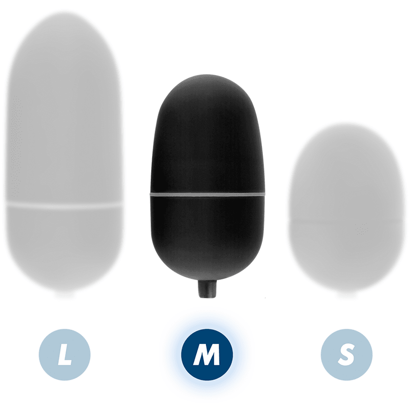 ONLINE - REMOTE CONTROL VIBRATING EGG M BLACK - Kink&Play