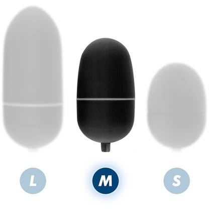 ONLINE - REMOTE CONTROL VIBRATING EGG M BLACK - Kink&Play