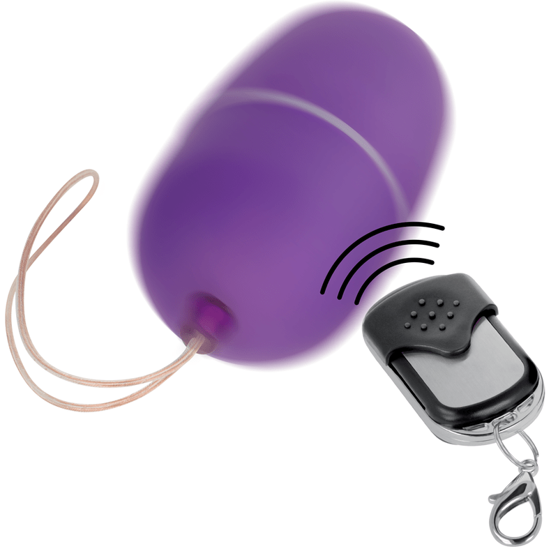 ONLINE - REMOTE CONTROL VIBRATING EGG M PURPLE - Kink&Play