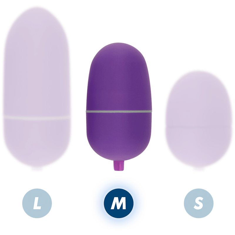 ONLINE - REMOTE CONTROL VIBRATING EGG M PURPLE - Kink&Play