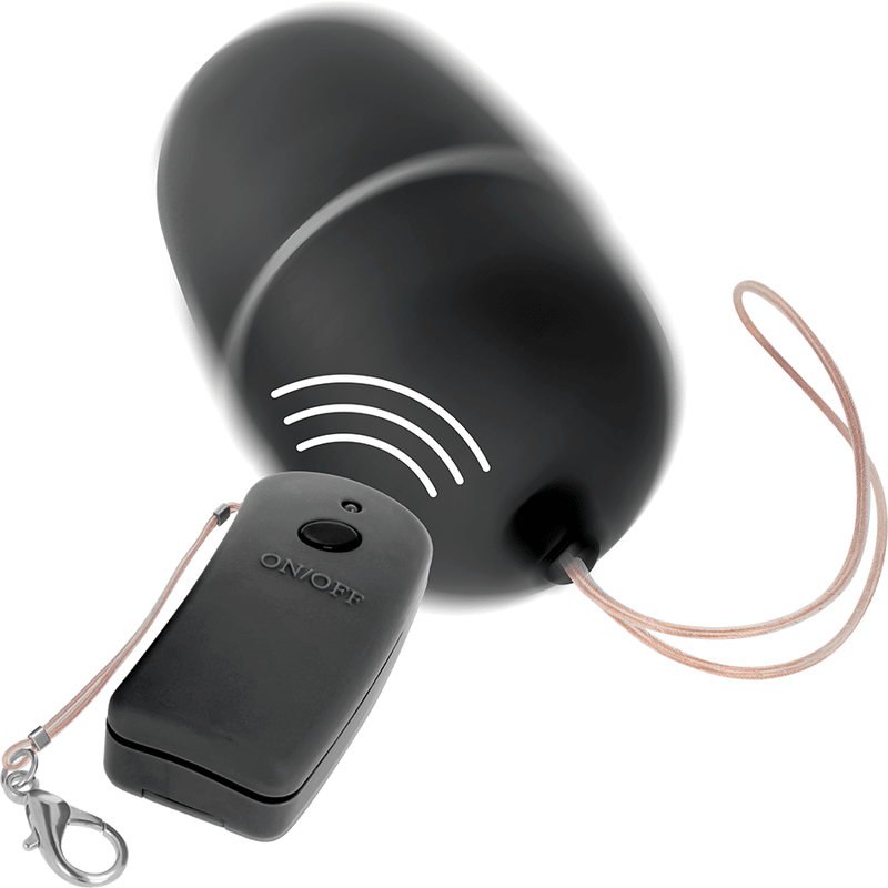 ONLINE - REMOTE CONTROLLED VIBRATING EGG BLACK - Kink&Play