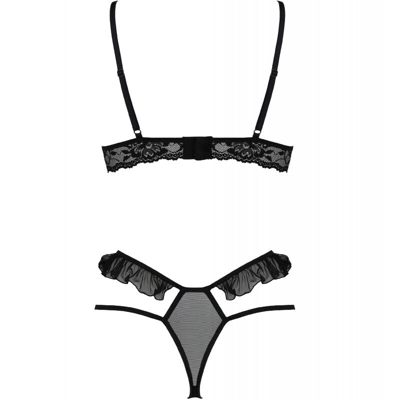PASSION - DOLLY SET TWO PIECES BLACK S/M - Kink&Play
