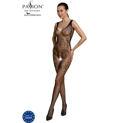 PASSION - ECO COLLECTION BODYSTOCKING ECO BS012 BLACK - Kink&Play