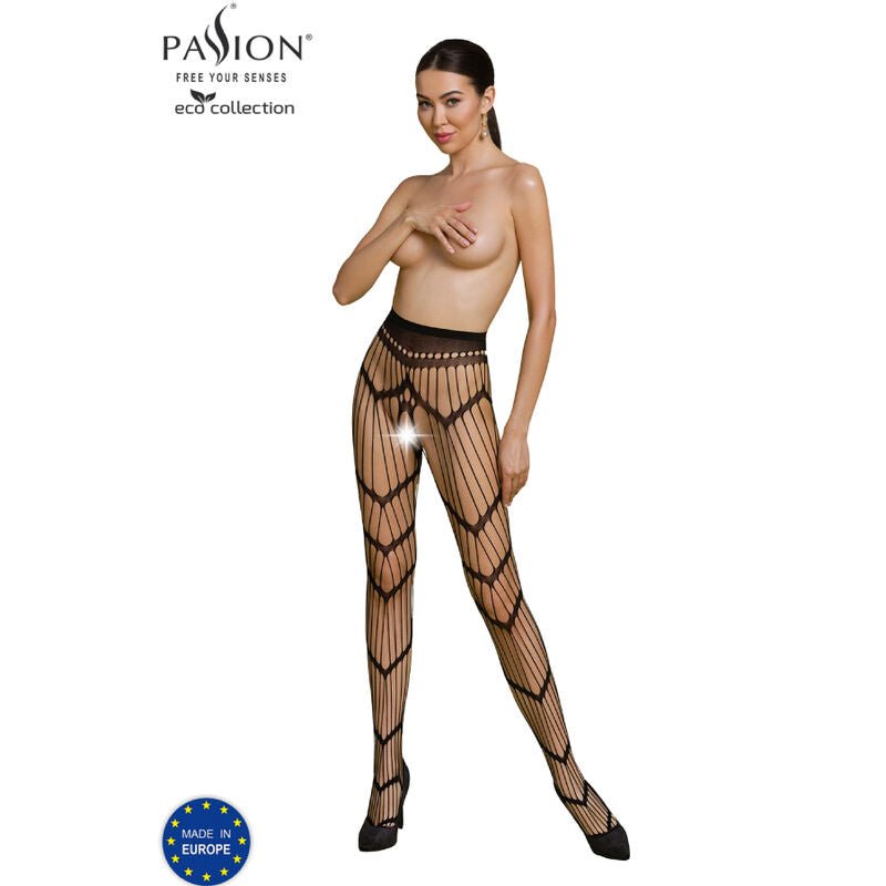 PASSION - ECO COLLECTION BODYSTOCKING ECO S006 RED - Kink&Play