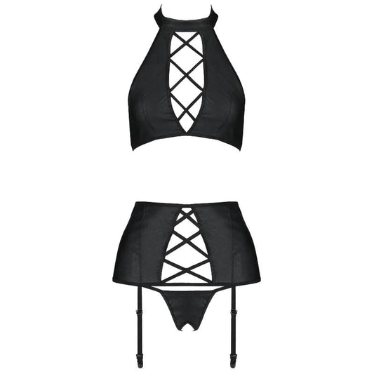 PASSION - NANCY ECOLOGICAL LEATHER SET S/M - Kink&Play