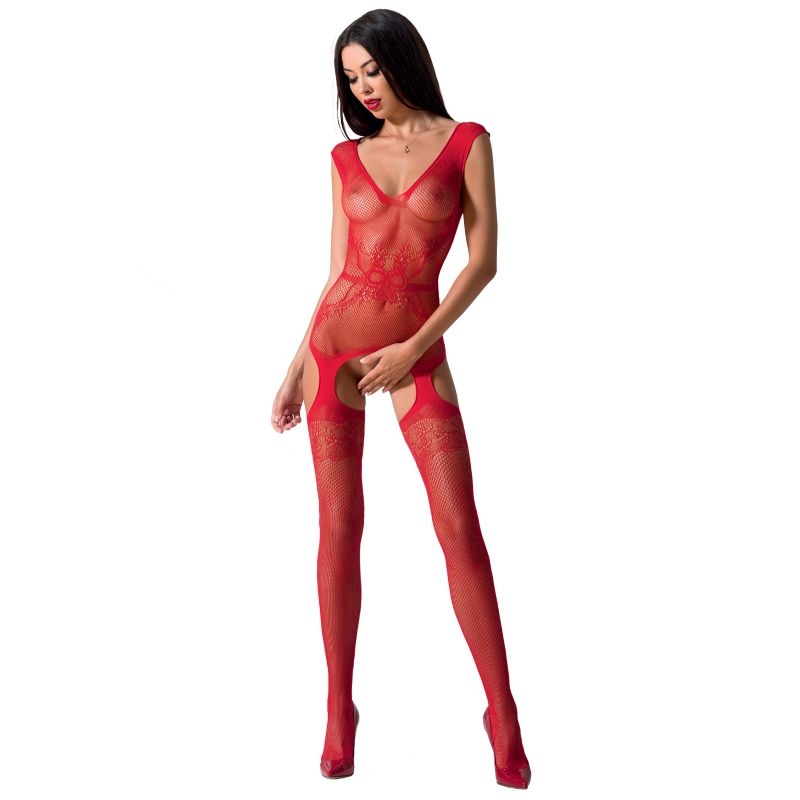 PASSION - WOMAN BS062 RED BODYSTOCKING ONE SIZE - Kink&Play