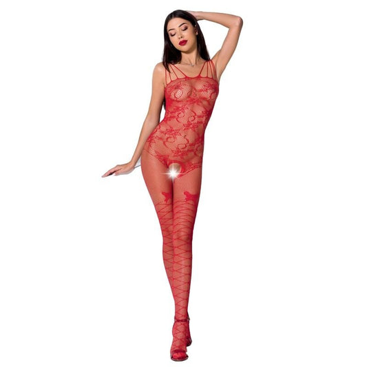 PASSION - WOMAN BS076 BODYSTOCKING ONE SIZE BLACK - Kink&Play