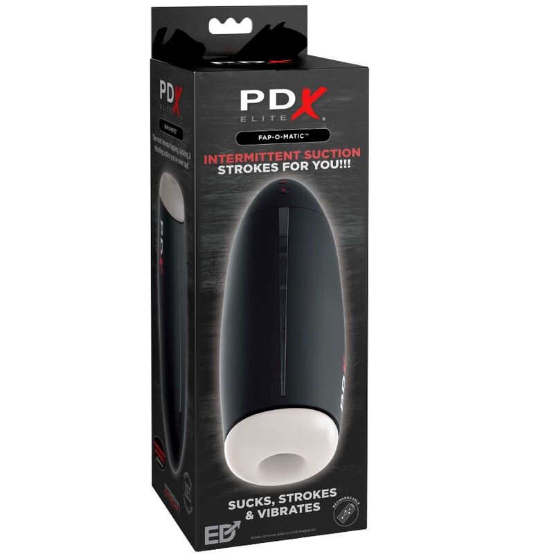 PDX ELITE - FAP - O - MATIC STROKER MASTURBATOR STIMULATING WAVES & VIBRATOR - Kink&Play