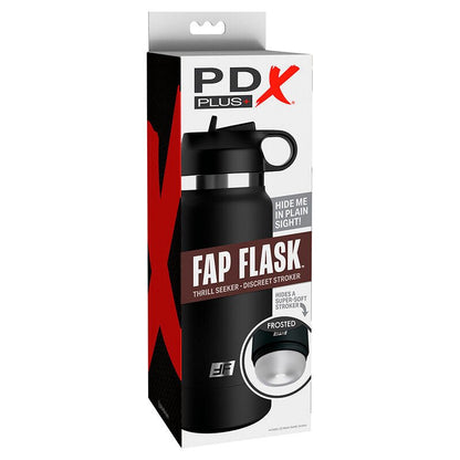 PDX PLUS - FAP FLASK BOTTLE DISCRET STROKER CLEAR MODEL 1 - Kink&Play