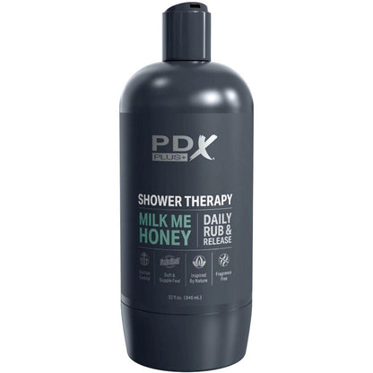 PDX PLUS - STROKER MASTURBATOR DISCREET DESIGN OF MILK ME HONEY SHAMPOO BOTTLE - Kink&Play