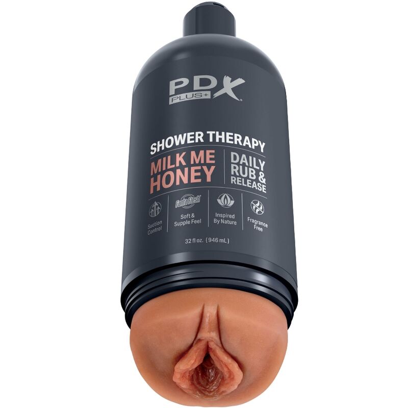 PDX PLUS - STROKER MASTURBATOR DISCRETE BOTTLE DESIGN MILK ME HONEY CANDY SHAMPOO - Kink&Play