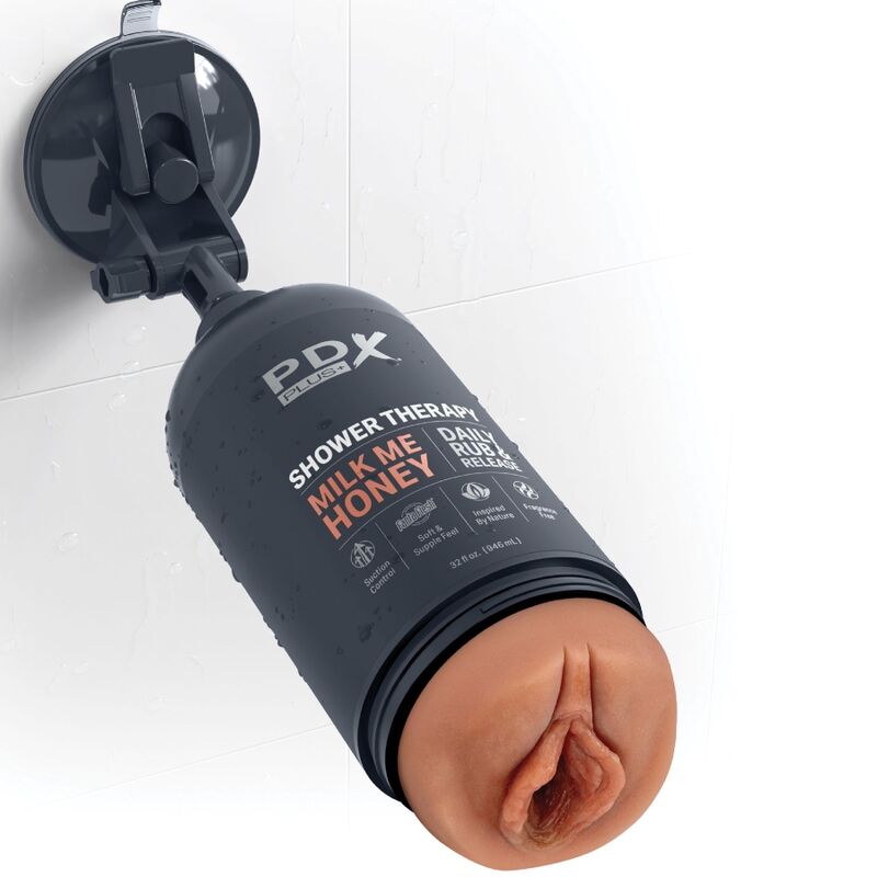 PDX PLUS - STROKER MASTURBATOR DISCRETE BOTTLE DESIGN MILK ME HONEY CANDY SHAMPOO - Kink&Play