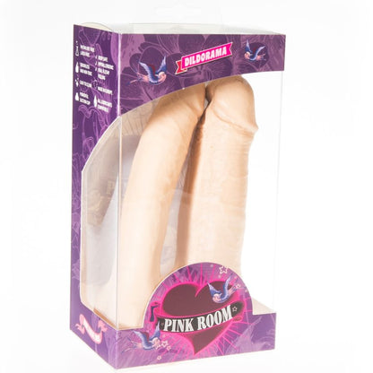 PINK ROOM - ARTHUS REALISTIC DOUBLE DILDO FLESH 17CM/15.5CM - Kink&Play