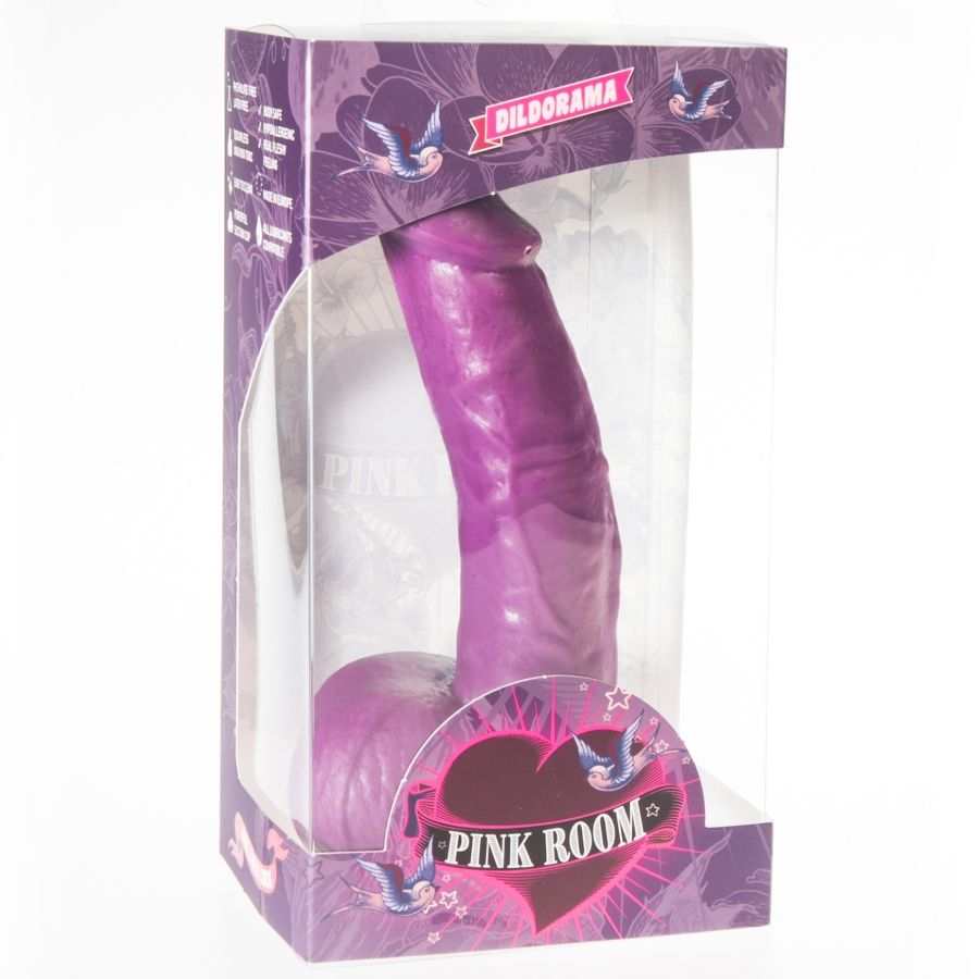PINK ROOM - CONNOR REALISTIC DILDO PURPLE 16 CM - Kink&Play