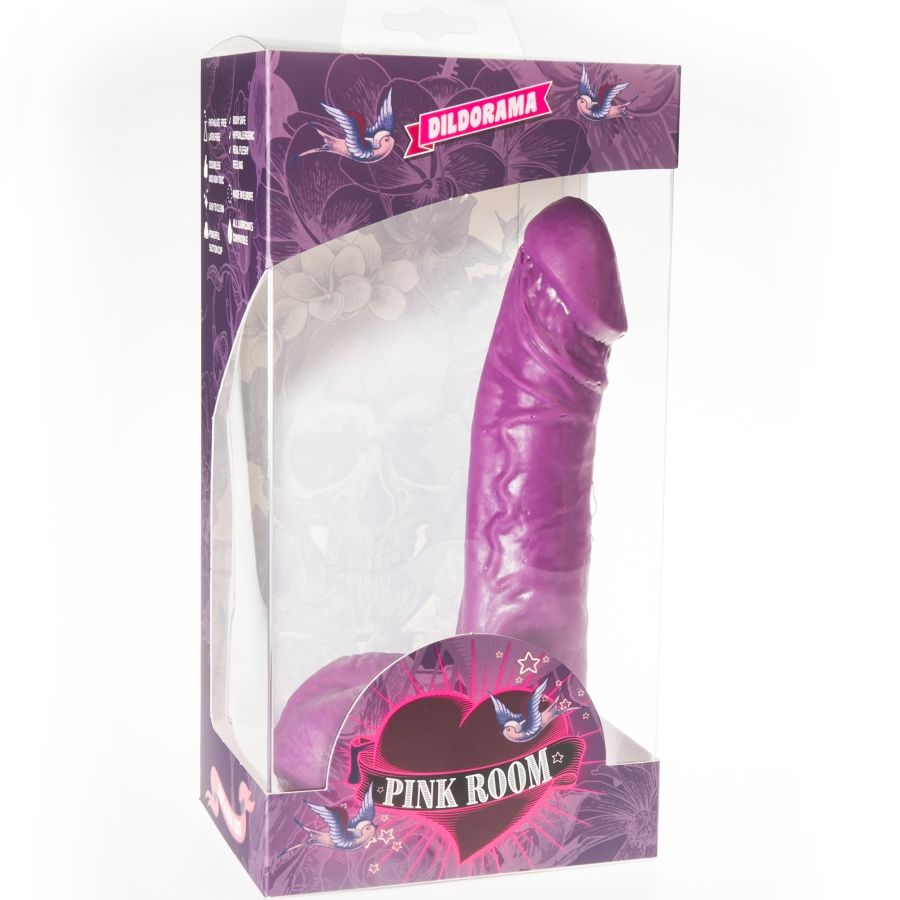 PINK ROOM - EBAN REALISTIC DILDO PURPLE 19 CM - Kink&Play