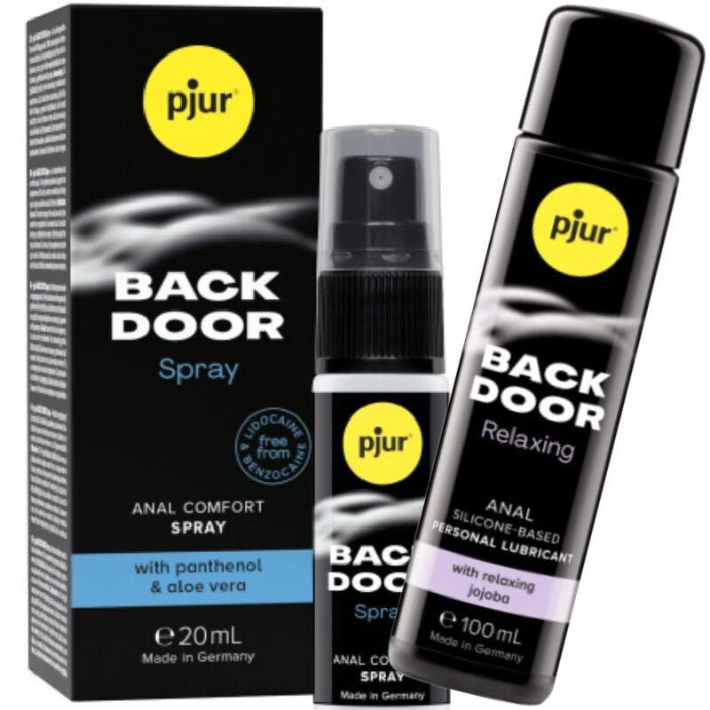 PJUR - BACK DOOR SET OF ANAL LUBRICANT AND SPRAY - Kink&Play