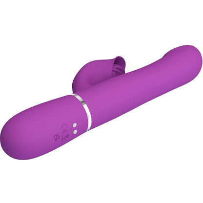 PRETTY LOVE - 4 IN 1 MULTIFUNCTION VIBRATOR & STIMULATOR PURPLE - Kink&Play