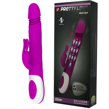 PRETTY LOVE - ADRIAN RECHARGEABLE MULTIFUNCTION - Kink&Play