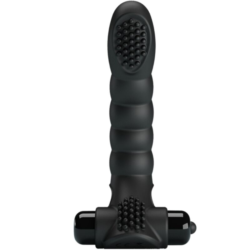 PRETTY LOVE - ALEXANDER FINGER VIBRATOR 10 VIBRATIONS BLACK - Kink&Play