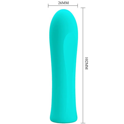 PRETTY LOVE - ALFREDA SUPER POWER VIBRATOR AQUA GREEN - Kink&Play