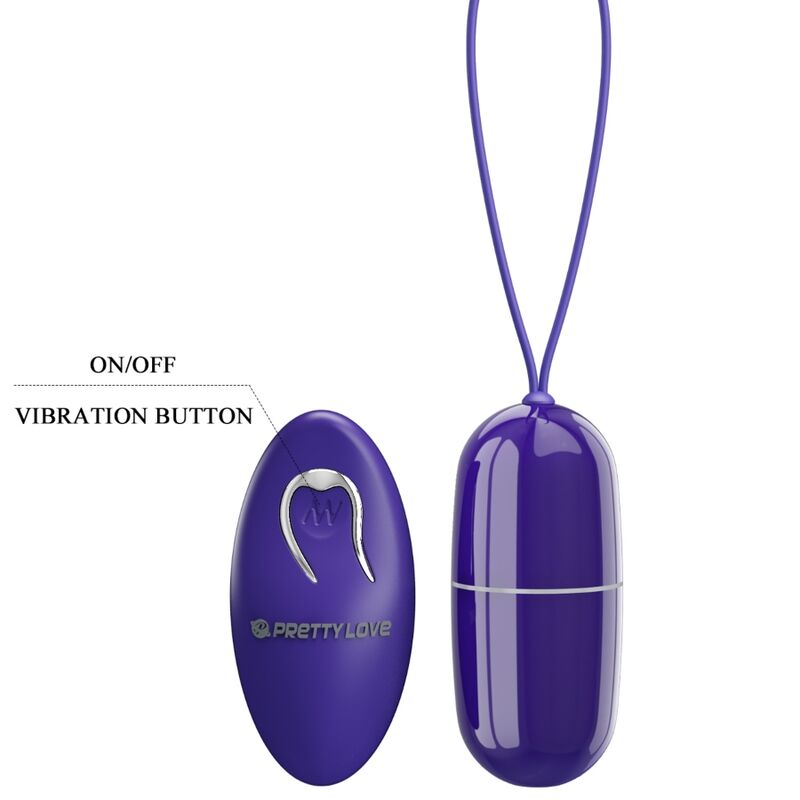 PRETTY LOVE - ARVIN YOUTH VIOLATING EGG REMOTE CONTROL VIOLET - Kink&Play