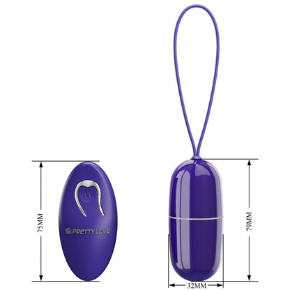 PRETTY LOVE - ARVIN YOUTH VIOLATING EGG REMOTE CONTROL VIOLET - Kink&Play