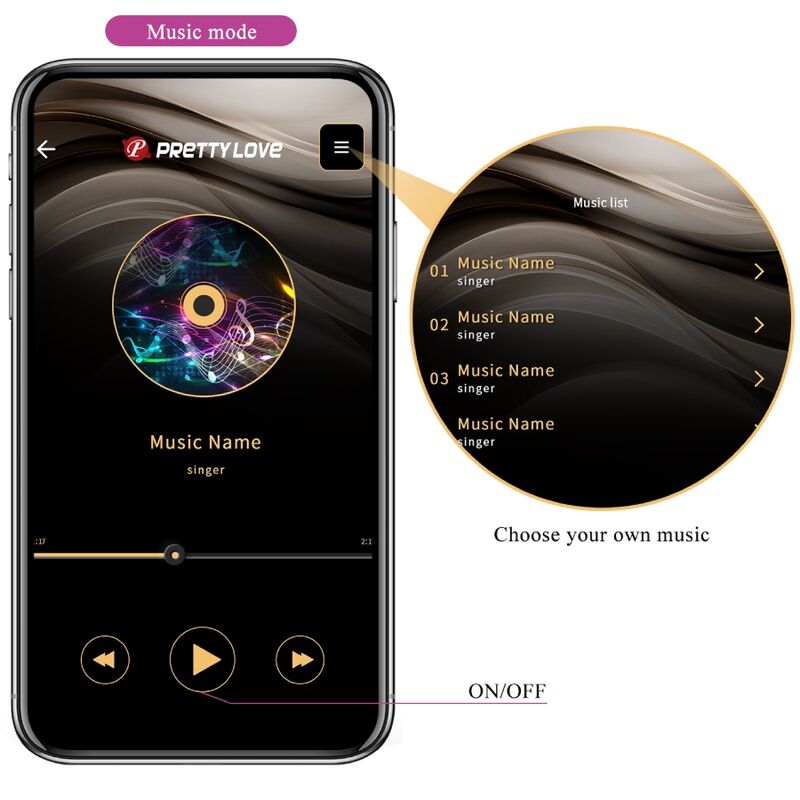 PRETTY LOVE - AUGUST REMOTE GLOBAL DOUBLE PLEASURE VIBRATOR - Kink&Play