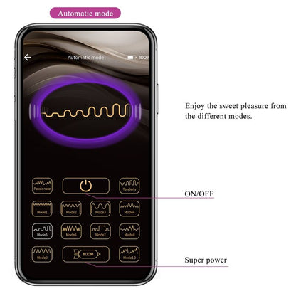 PRETTY LOVE - BAIRD G - SPOT 12 VIBRATIONS RECHARGEABLE LILA APP - Kink&Play