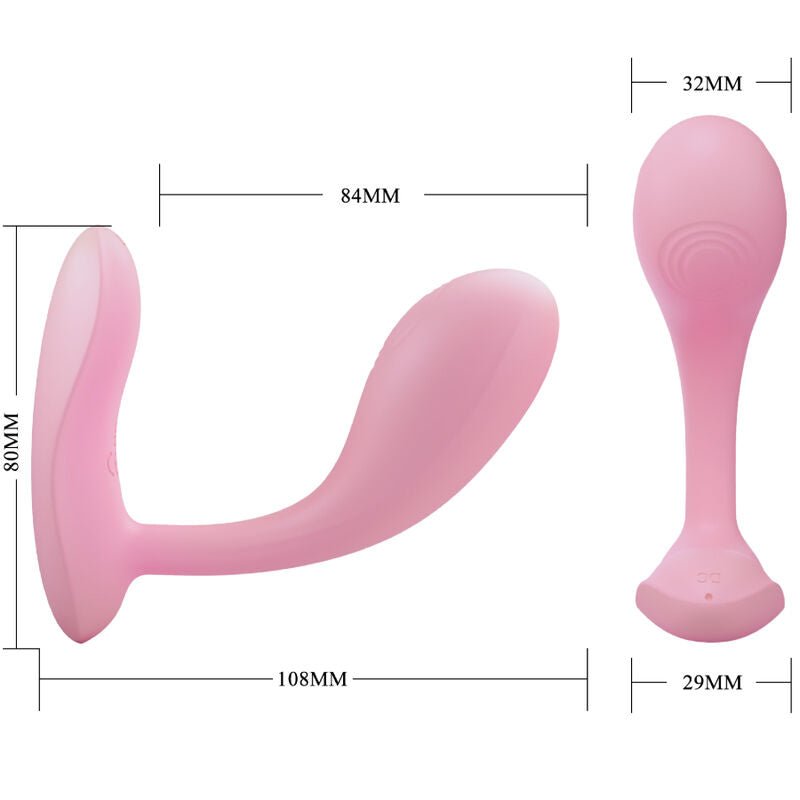 PRETTY LOVE - BAIRD G - SPOT 12 VIBRATIONS RECHARGEABLE PINK APP - Kink&Play