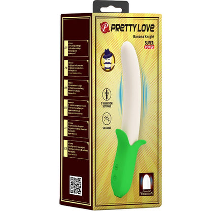 PRETTY LOVE - BANANA KNIGHT SUPER POWER 7 SILICONE VIBRATIONS - Kink&Play