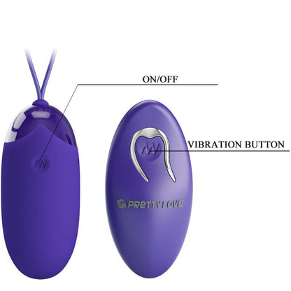 PRETTY LOVE - BERGER YOUTH VIOLATING EGG REMOTE CONTROL VIOLET - Kink&Play