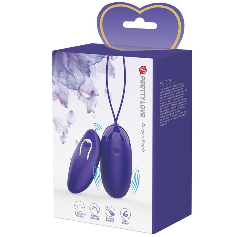 PRETTY LOVE - BERGER YOUTH VIOLATING EGG REMOTE CONTROL VIOLET - Kink&Play