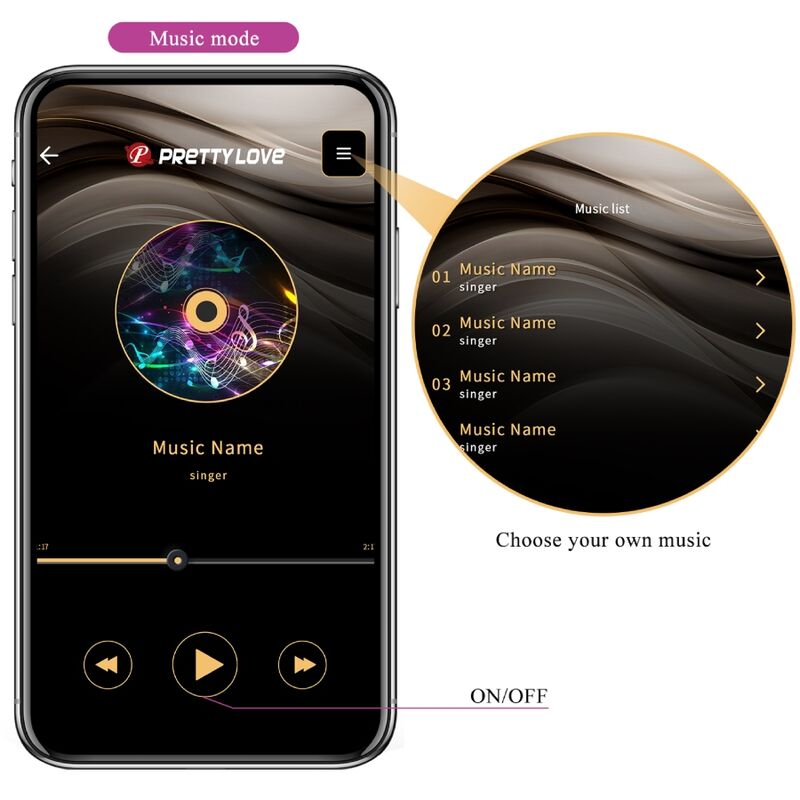 PRETTY LOVE - BILLY VIBRATION REMOTE CONTROL PURPLE FREE APP - Kink&Play