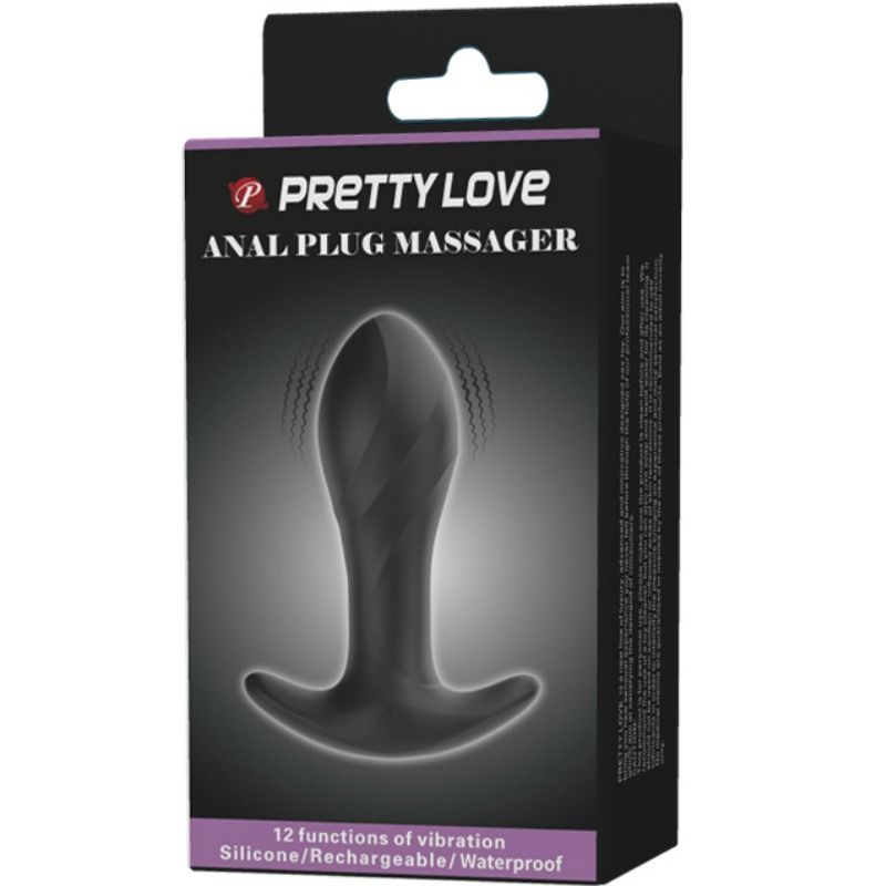 PRETTY LOVE - BLACK ANAL VIBRATOR - Kink&Play