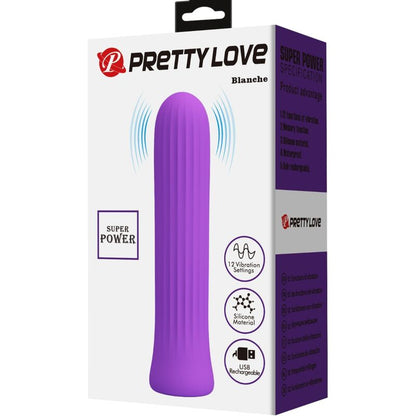 PRETTY LOVE - BLANCHE LILAC STIMULATOR VIBRATOR - Kink&Play