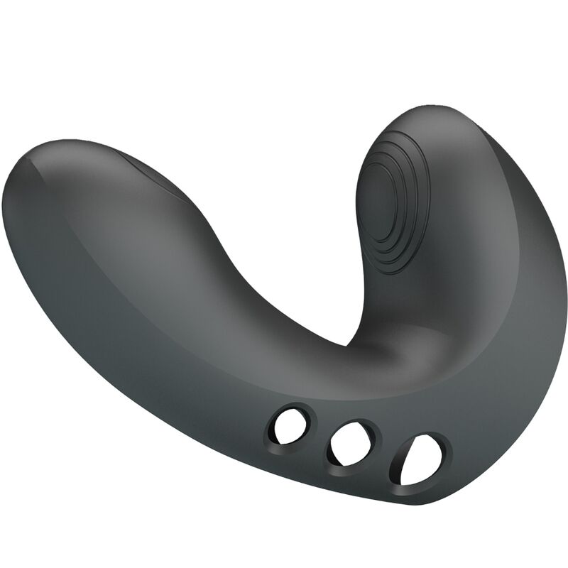 PRETTY LOVE - CAMELIA FINGER VIBRATOR 7 VIBRATIONS BLACK - Kink&Play
