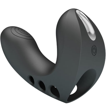 PRETTY LOVE - CAMELIA FINGER VIBRATOR 7 VIBRATIONS BLACK - Kink&Play