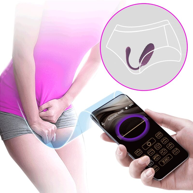 PRETTY LOVE - CASPER PURPLE RECHARGEABLE VIBRATING EGG - Kink&Play