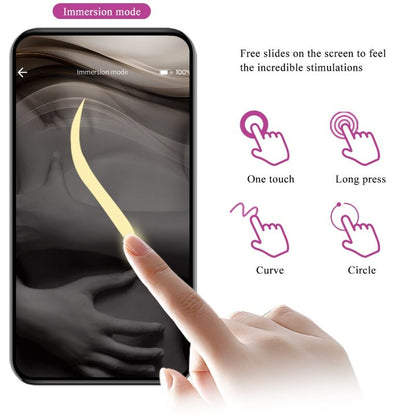 PRETTY LOVE - CATALINA VIBRATOR APP REMOTE CONTROL PURPLE - Kink&Play