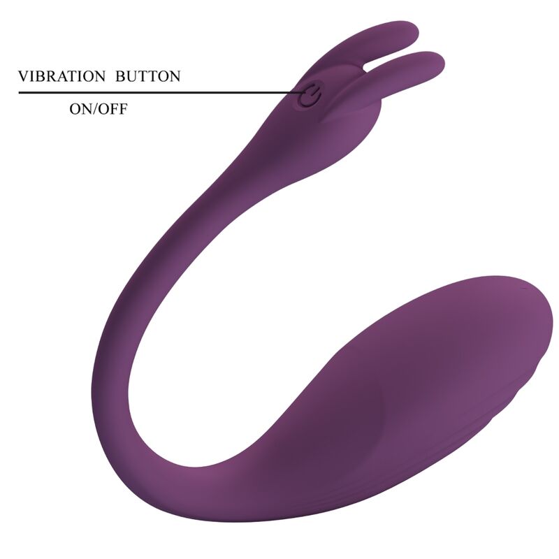 PRETTY LOVE - CATALINA VIBRATOR APP REMOTE CONTROL PURPLE - Kink&Play