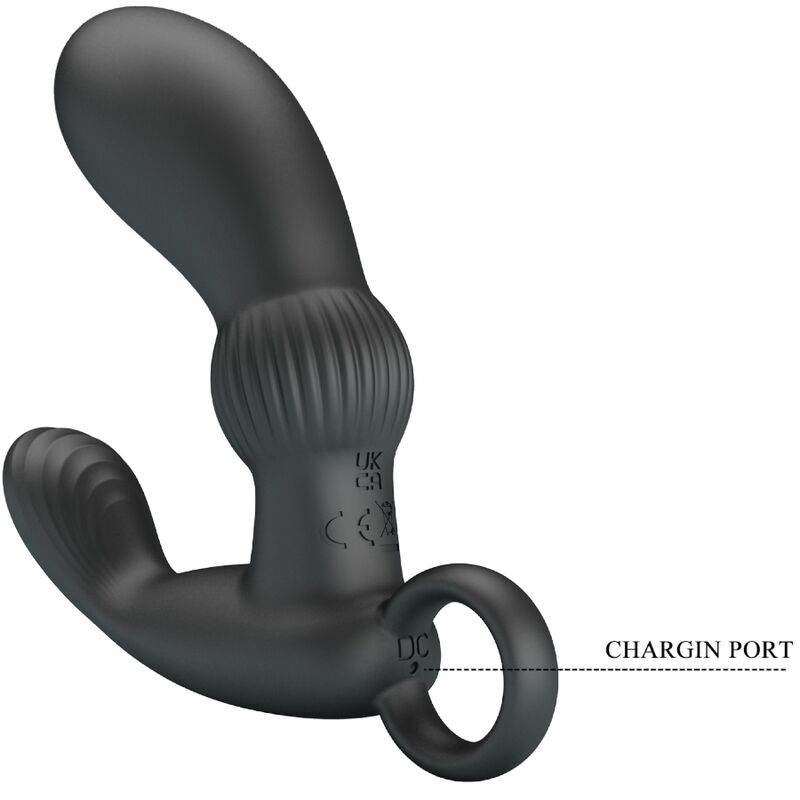 PRETTY LOVE - CAYLA ANAL VIBRATOR MASSAGER BLACK - Kink&Play