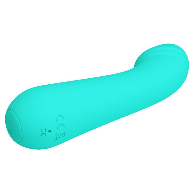 PRETTY LOVE - CETUS RECHARGEABLE VIBRATOR AQUA GREEN - Kink&Play