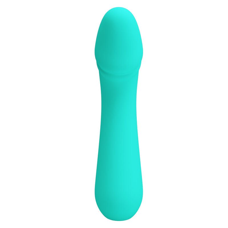 PRETTY LOVE - CETUS RECHARGEABLE VIBRATOR AQUA GREEN - Kink&Play