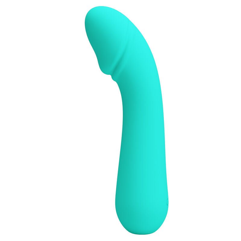 PRETTY LOVE - CETUS RECHARGEABLE VIBRATOR AQUA GREEN - Kink&Play