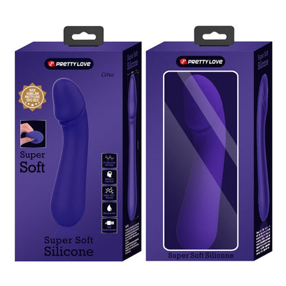PRETTY LOVE - CETUS RECHARGEABLE VIBRATOR PURPLE - Kink&Play