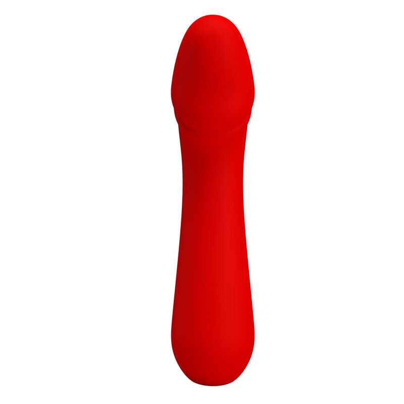 PRETTY LOVE - CETUS RECHARGEABLE VIBRATOR RED - Kink&Play