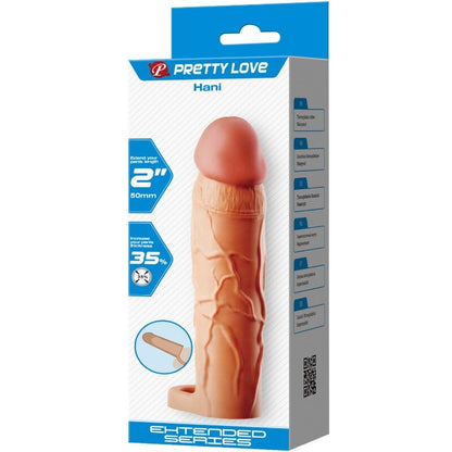 PRETTY LOVE - CHANE PENIS EXTENDER COVER FLESH - Kink&Play