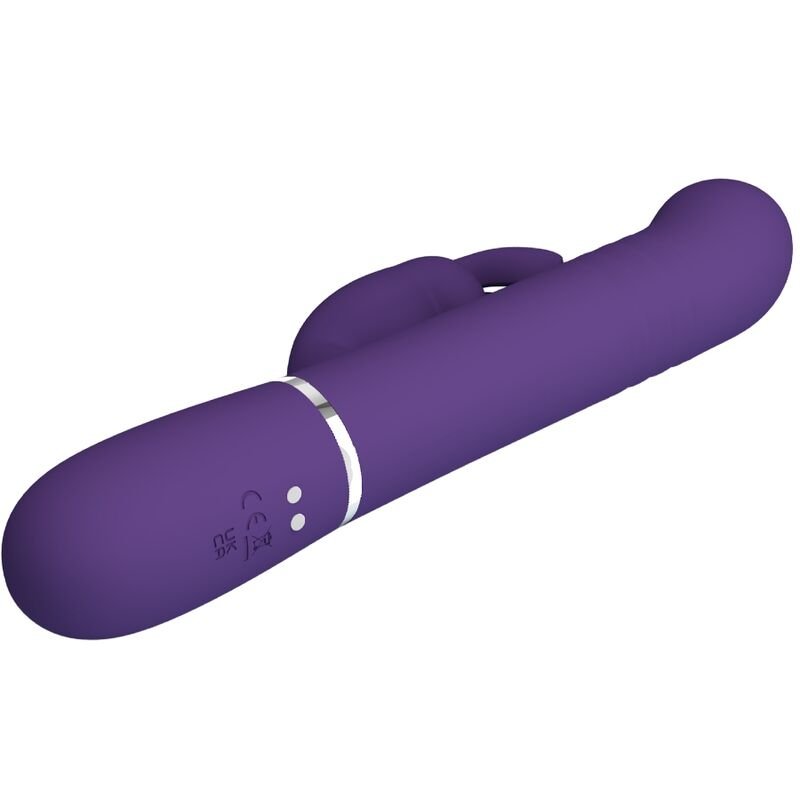 PRETTY LOVE - COALE RABBIT VIBRATOR 4 IN 1 PURPLE - Kink&Play