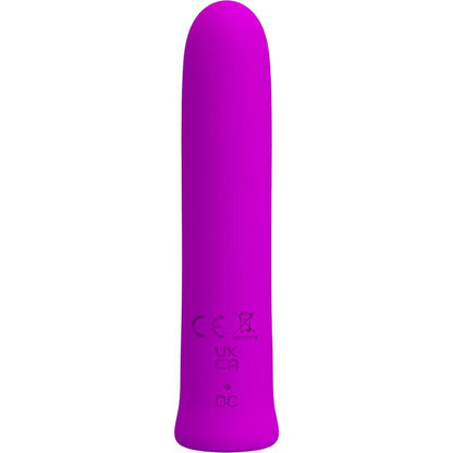 PRETTY LOVE - CURTIS MINI SUPER POWER VIBRATOR 12 VIOLET SILICONE VIBRATIONS - Kink&Play